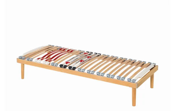 Rete a doghe in multistrato di faggio con regolatori di rigità e zona spalla ad ali di gabbiano, comoda e anatomica. pacco di piedi H30 in dotazione.