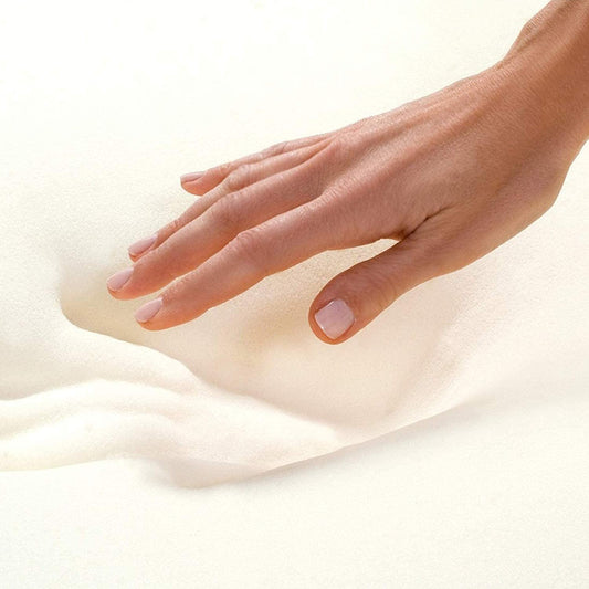 Cuscino in Memory Foam modello saponetta, grazie alla materia prima di alta qualità, il guanciale mantiene le sue caratteristiche nel tempo. Fatto a mano in Italia