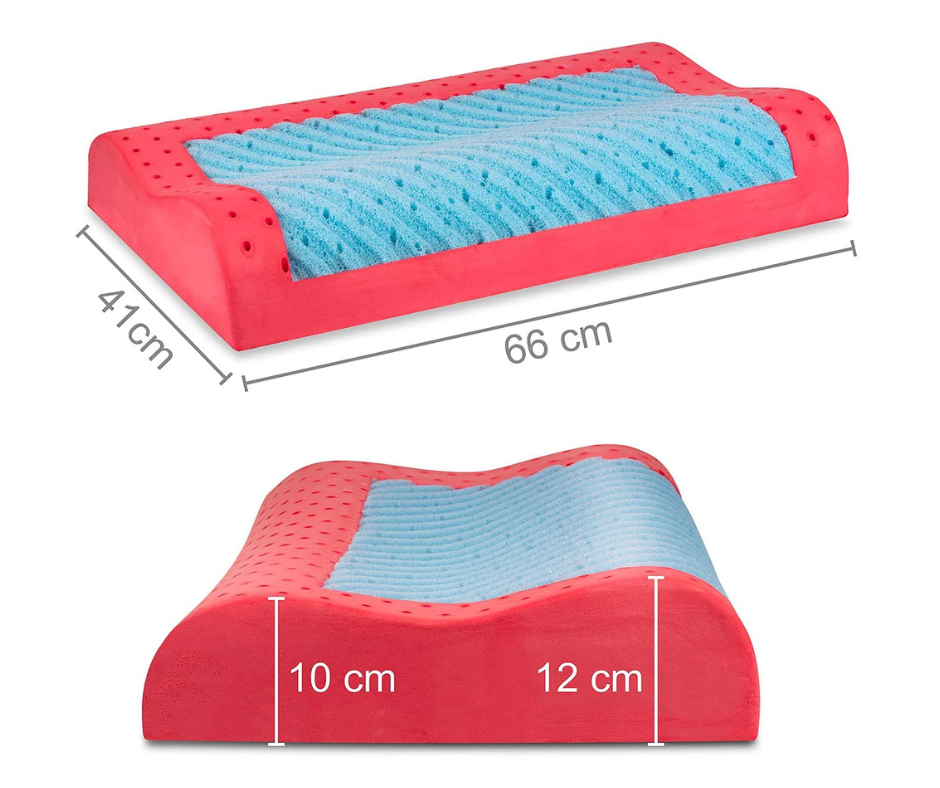 Questo guanciale è realizzato in memory foam con una lastra superiore in Gel, si adatta alla testa supportando la zona cervicale in maniera ottimale. Grazie alla lastra di gel riesce a ridurre notevolmente la sudorazione durante la notte, contrastando l’aumento della temperatura nella zona del collo e della testa, disperdendo il calore in eccesso. Questo guanciale al ginseng accompagnerà il tuo risveglio con una piacevole sensazione di freschezza.